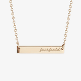 Fairfield Horizontal Bar Necklace