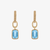 Blue Topaz Florentine Earring Bundle