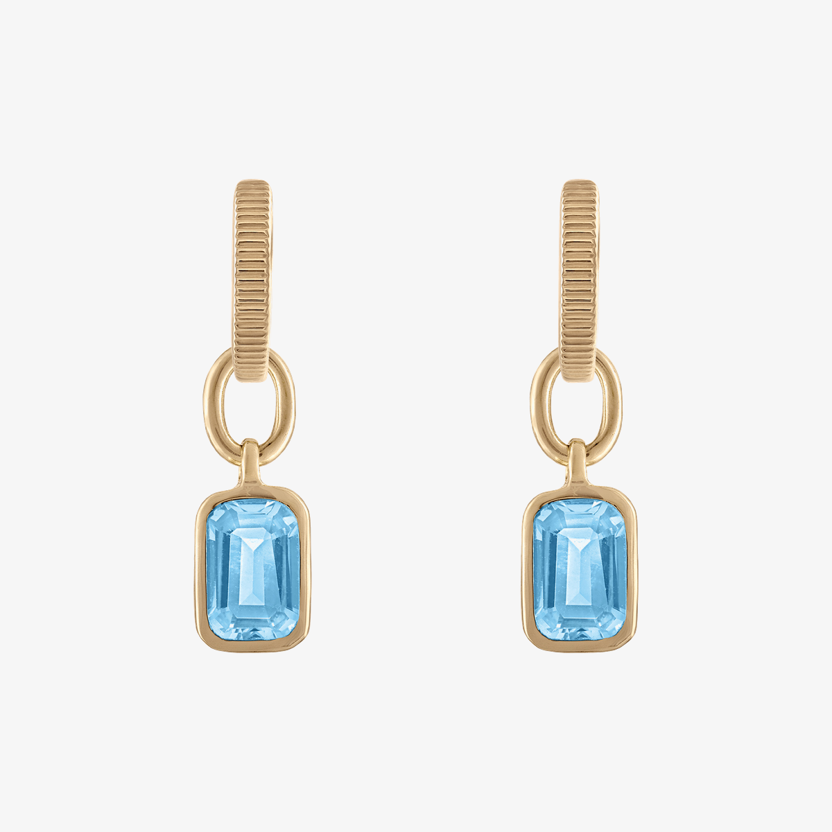 Blue Topaz Florentine Earring Bundle