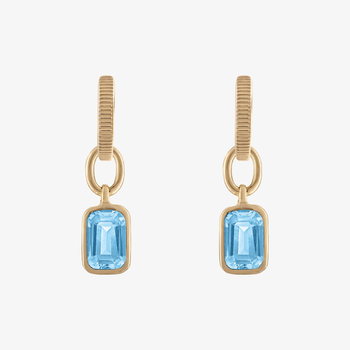 Blue Topaz Florentine Earring Bundle
