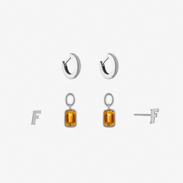 Florida Citrine Florentine Earring Bundle