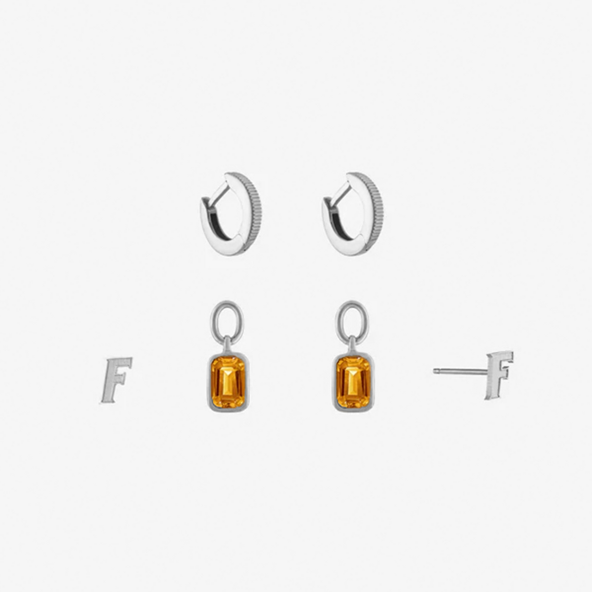 Florida Citrine Florentine Earring Bundle