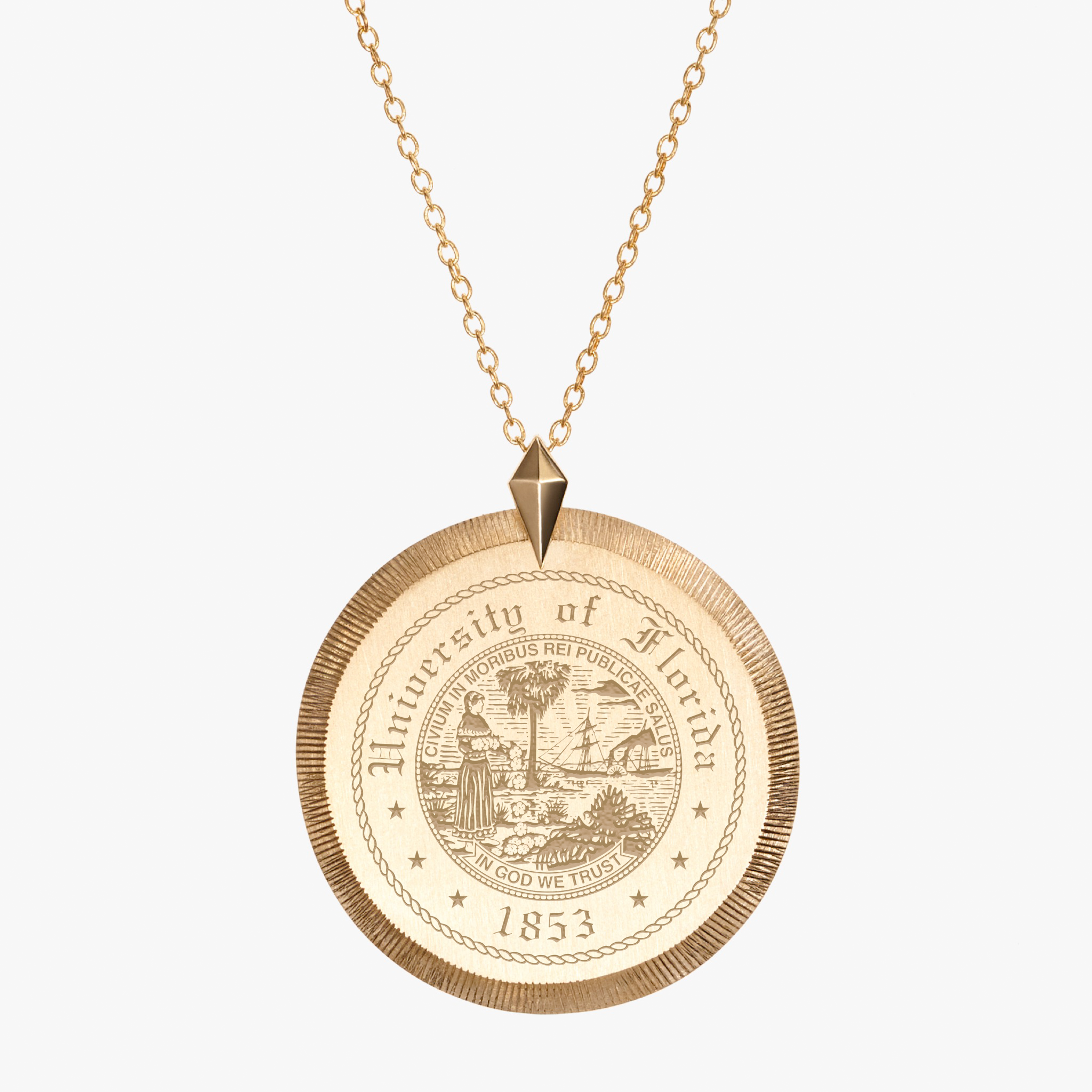 Florida Seal Florentine Pendant