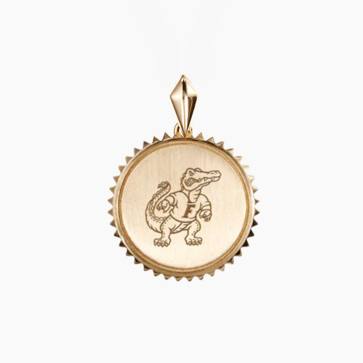 Florida Bull Gator Sunburst Pendant