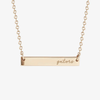 Florida Gators Horizontal Bar Necklace