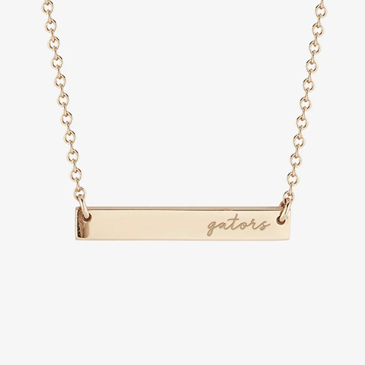 Florida Gators Horizontal Bar Necklace
