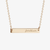 Fordham Horizontal Bar Necklace