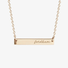 Fordham Horizontal Bar Necklace