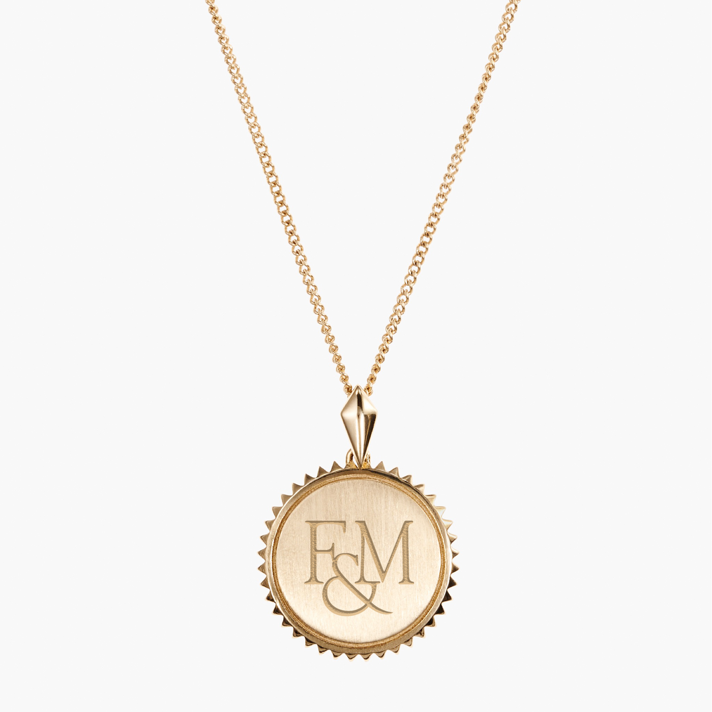 Franklin & Marshall Logo Sunburst Pendant