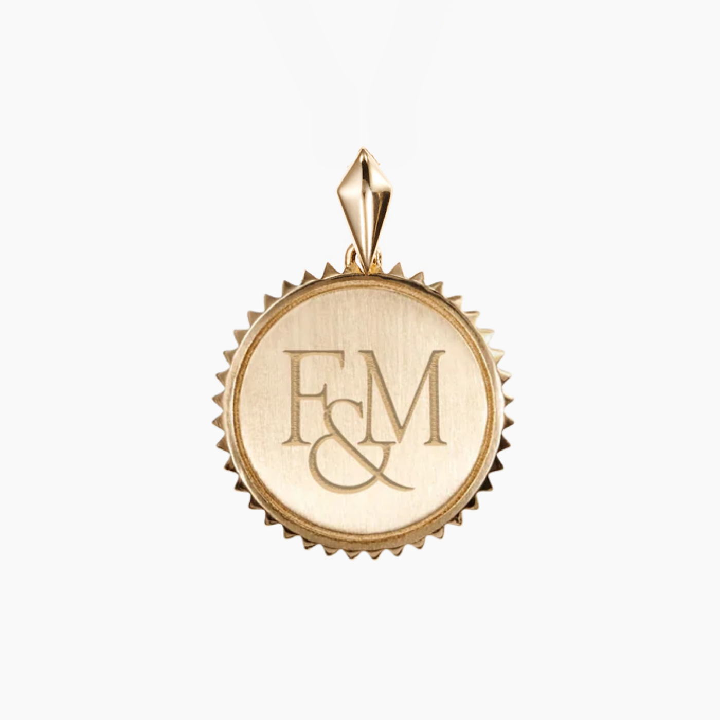 Franklin & Marshall Logo Sunburst Pendant