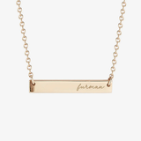 Furman Horizontal Bar Necklace