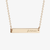 Furman Horizontal Bar Necklace