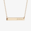 Furman Horizontal Bar Necklace