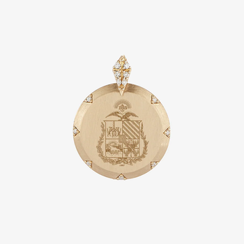 Gonzaga Coat of Arms 7-Point Diamond Pendant