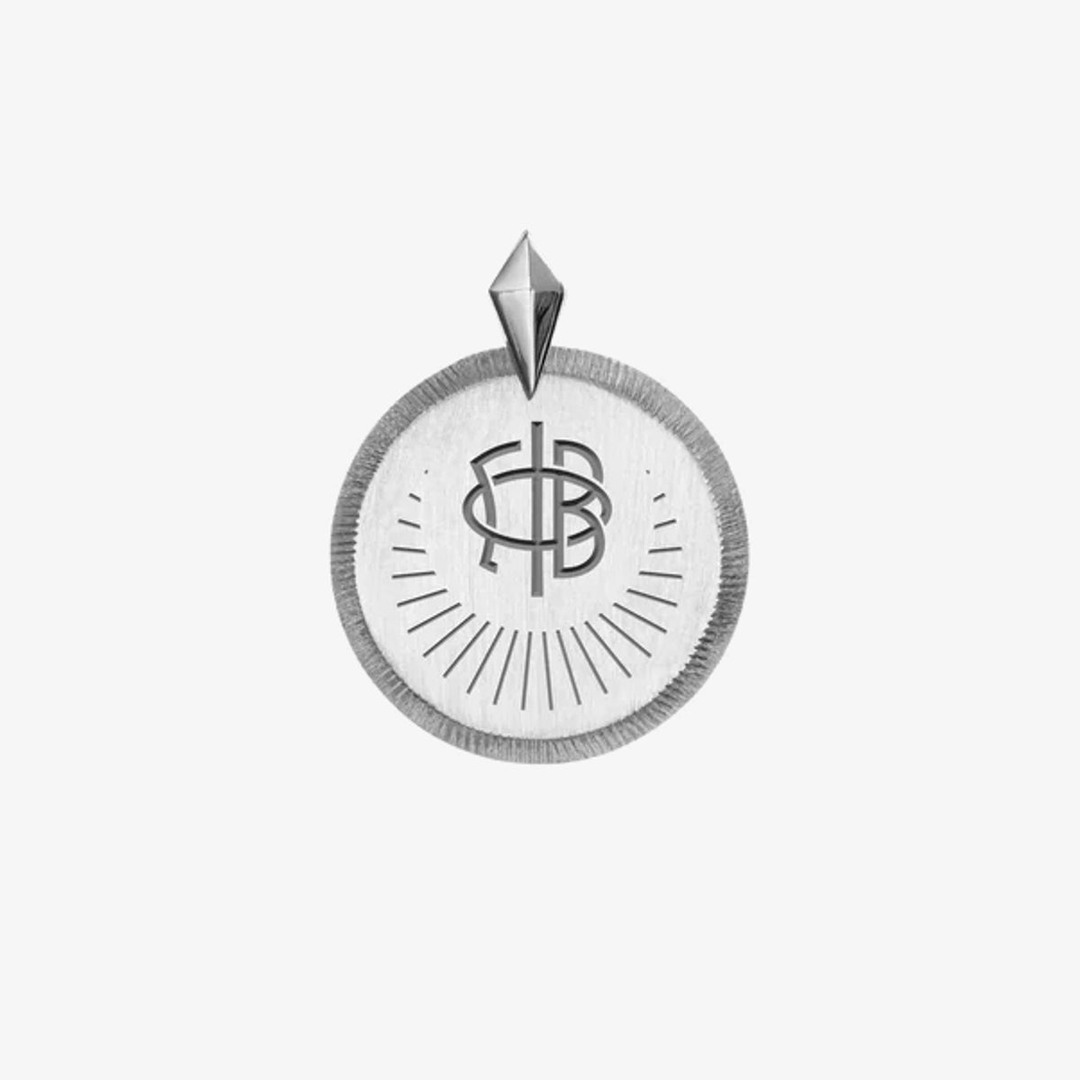 Gamma Phi Beta Florentine Logo Pendant Petite