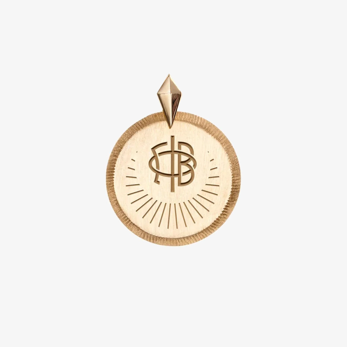 Gamma Phi Beta Florentine Logo Pendant Petite