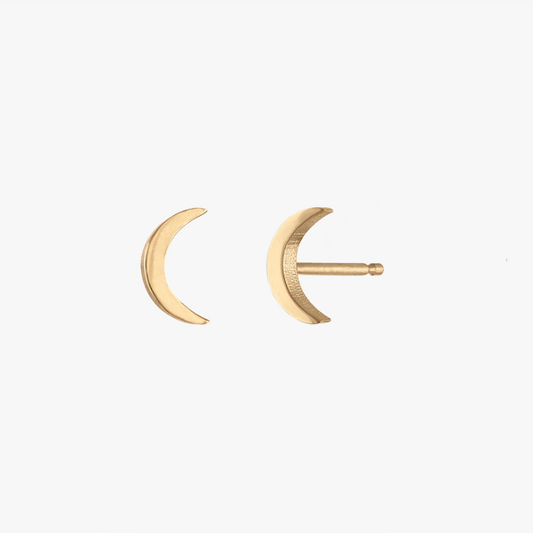 Gamma Phi Beta Moon Stud Earring