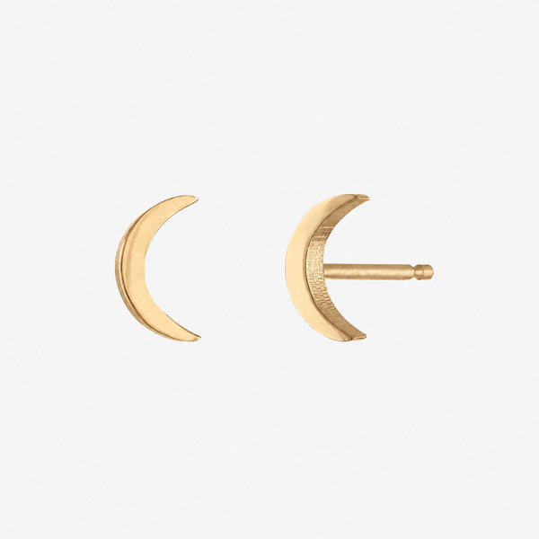 Gamma Phi Beta Moon Stud Earrings