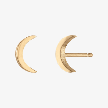 Gamma Phi Beta Moon Stud Earrings