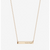 George Washington Raise High Horizontal Bar Necklace