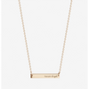 GW Raise High Horizontal Bar Necklace