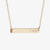 Gamma Phi Beta Horizontal Bar Necklace