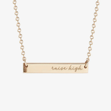 GW Raise High Horizontal Bar Necklace