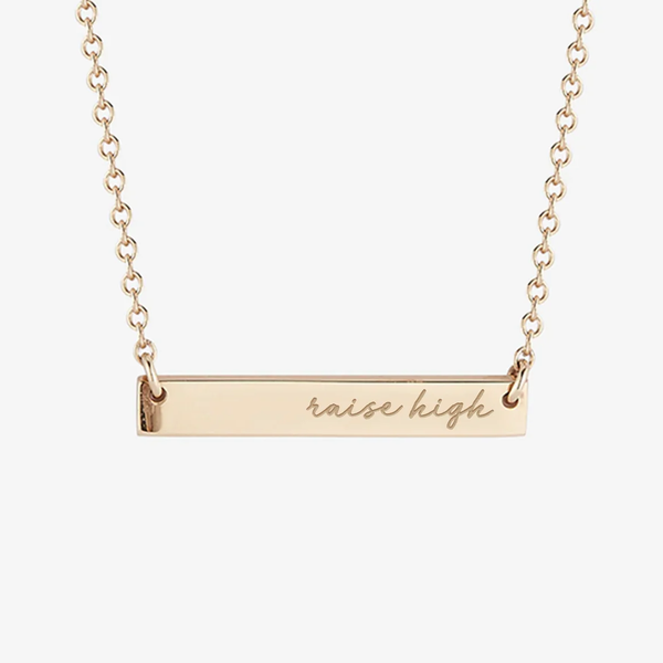 GW Raise High Horizontal Bar Necklace