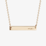 Georgetown Visitation Visi Horizontal Bar Necklace