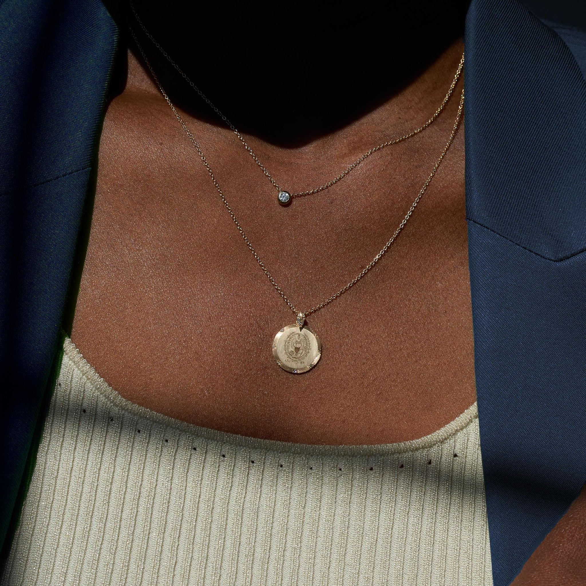 Georgetown 7-Point Diamond Pendant