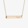 Georgetown Hoyas Horizontal Bar Necklace