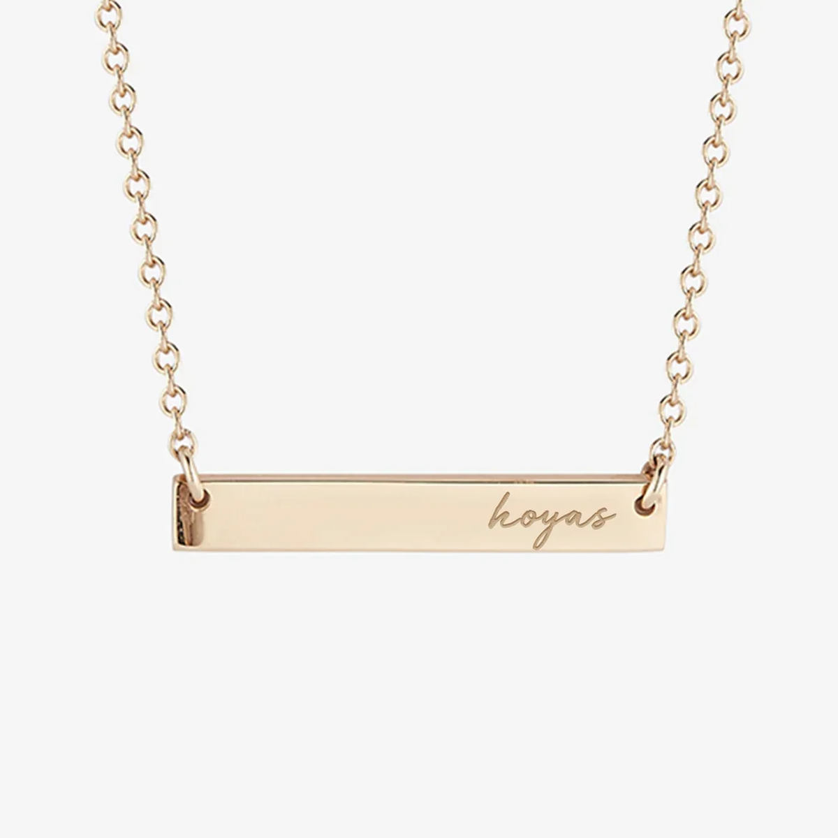 Georgetown Hoyas Horizontal Bar Necklace