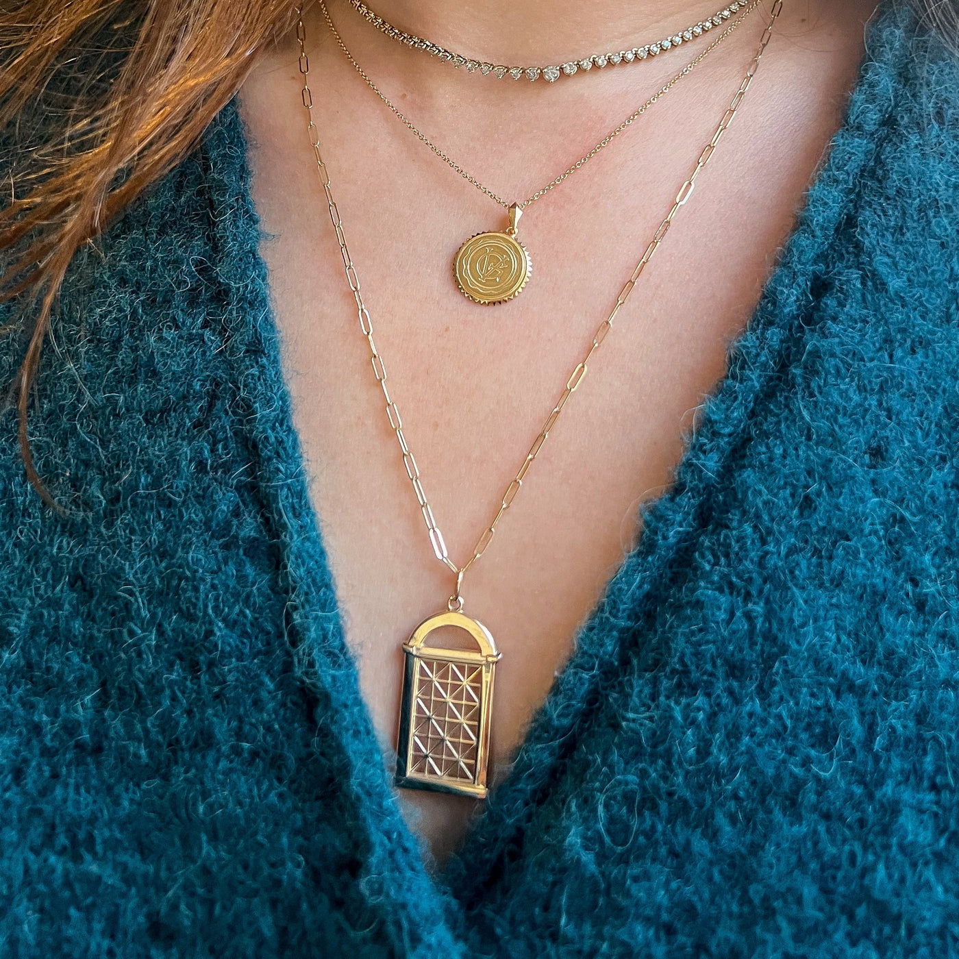 Georgetown Visitation Sunburst Pendant