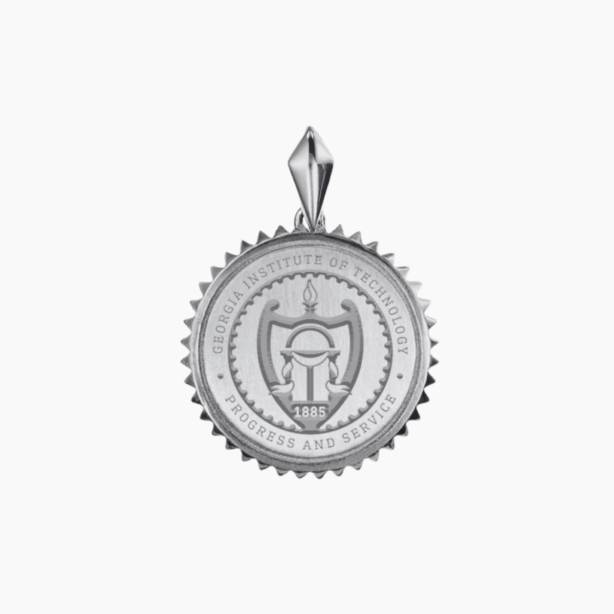 Georgia Tech Sunburst Pendant