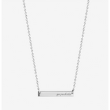 Georgia Tech Go Jackets Horizontal Bar Necklace