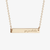 Georgia Tech Go Jackets Horizontal Bar Necklace