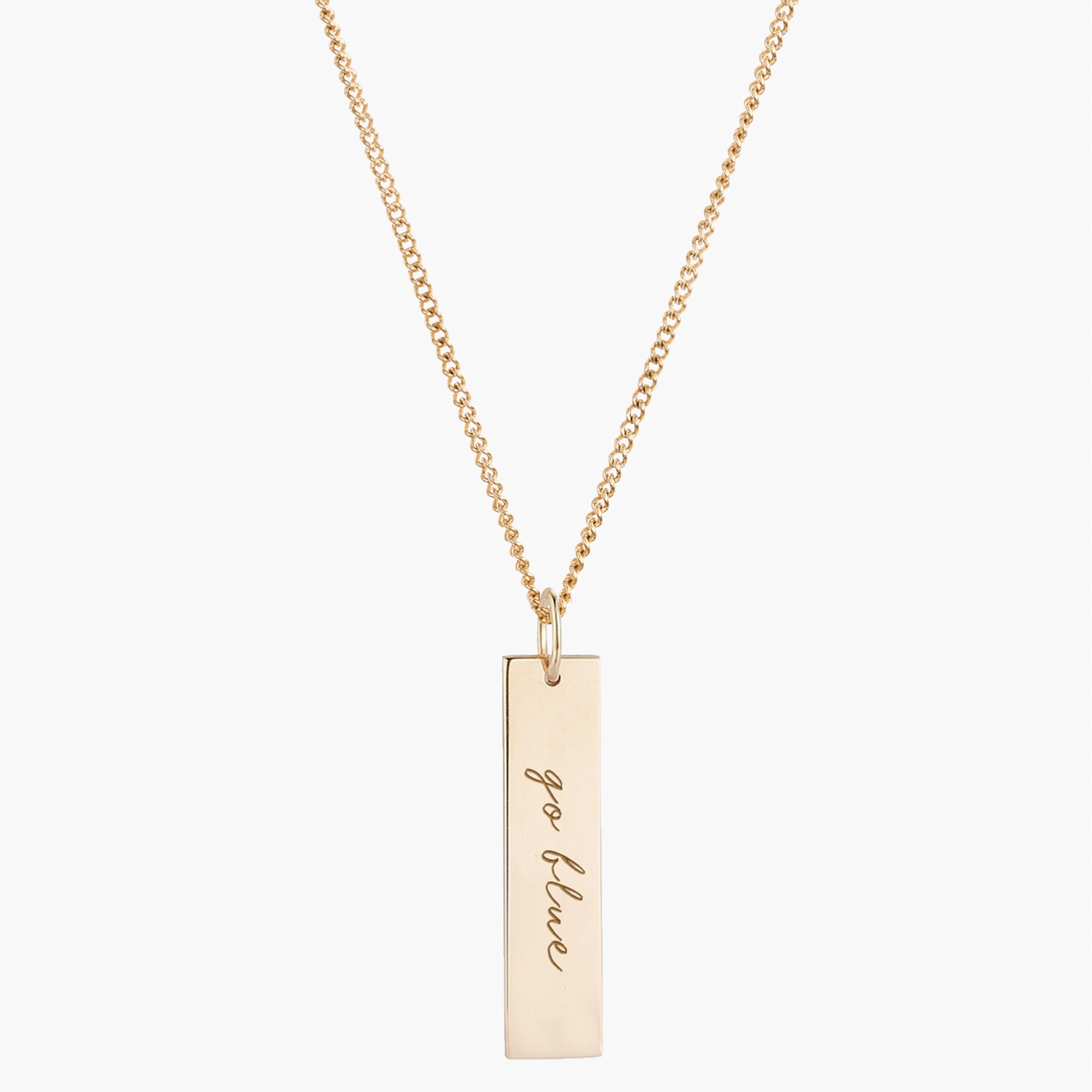 Michigan Go Blue Vertical Bar