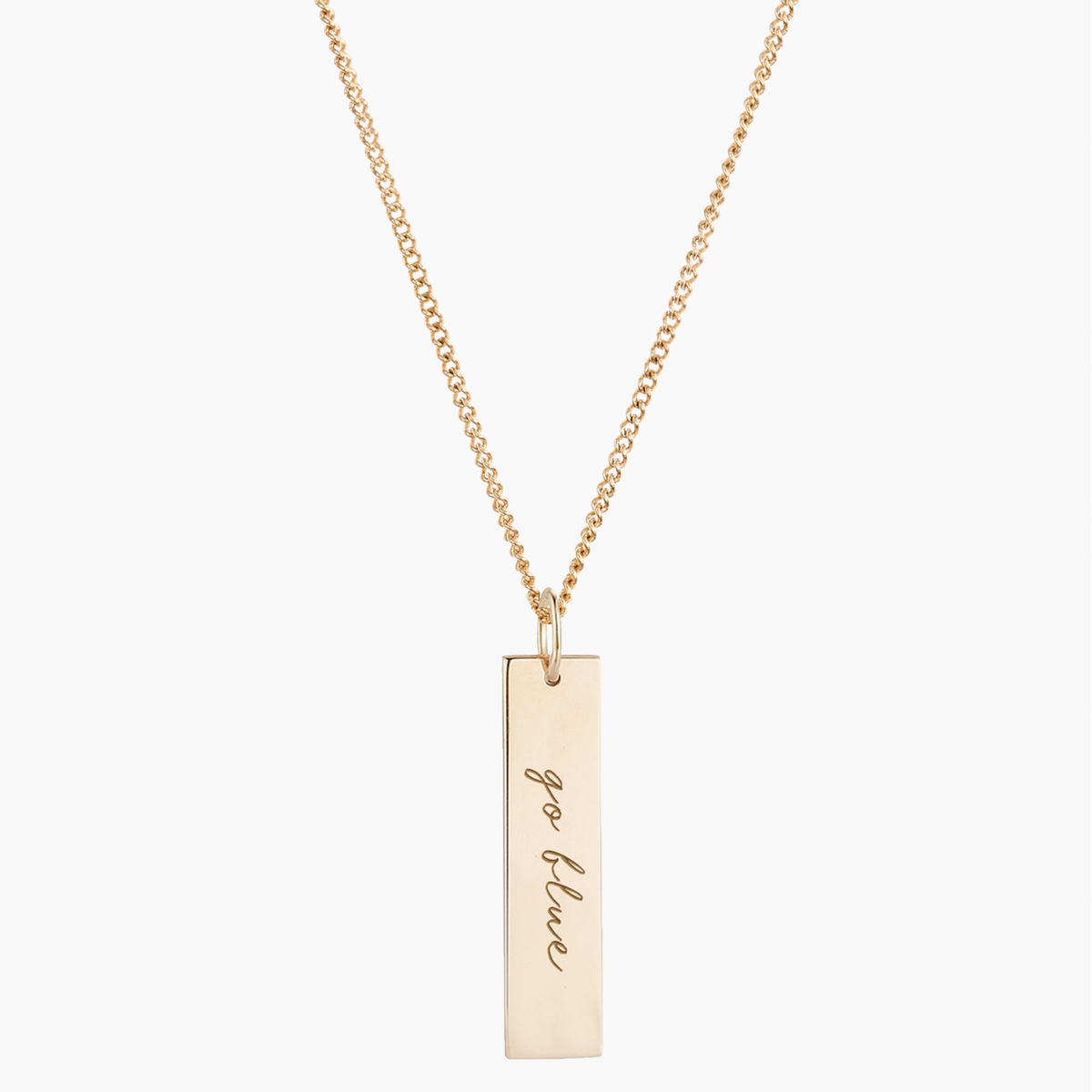 Michigan Go Blue Vertical Bar