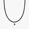 Green Silk Cord Emerald Bundle