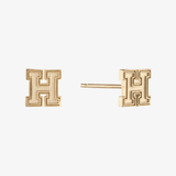 Harvard Logo Stud Earrings