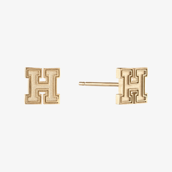 Harvard Logo Stud Earrings