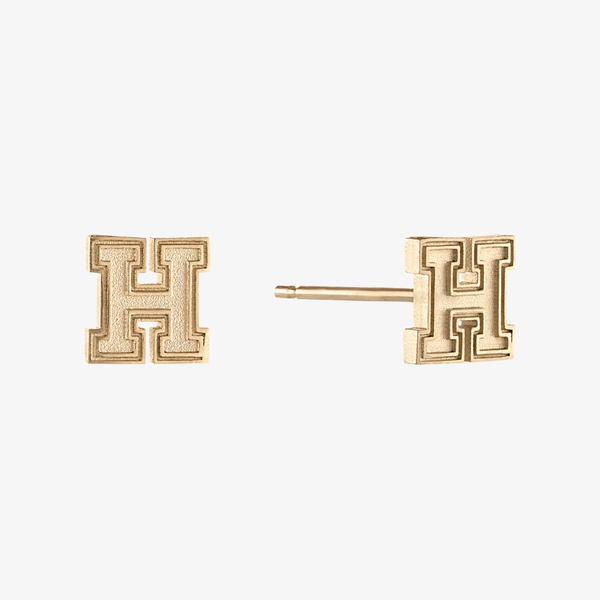 Harvard Logo Stud Earrings