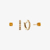 Citrine Sunburst Earring Bundle