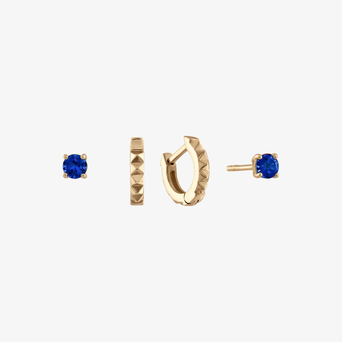 Sapphire Sunburst Earring Bundle