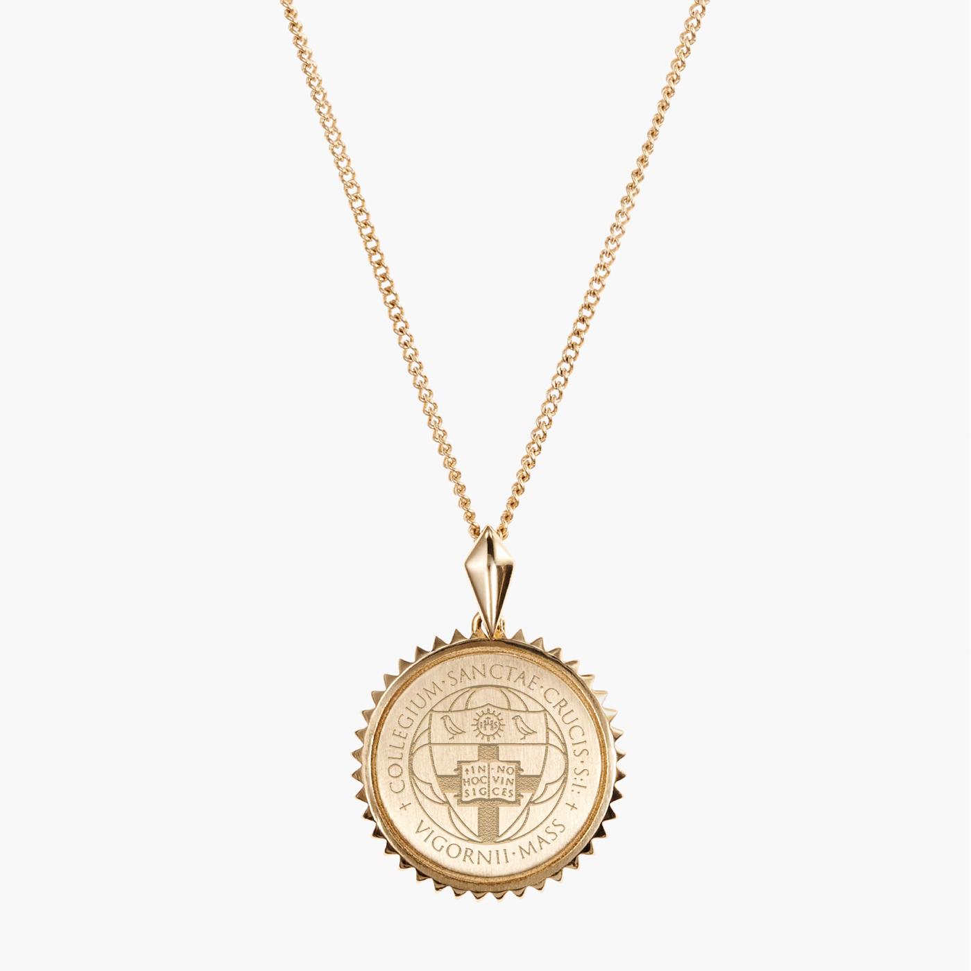 Holy Cross Sunburst Pendant