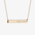 Holy Cross Horizontal Bar Necklace