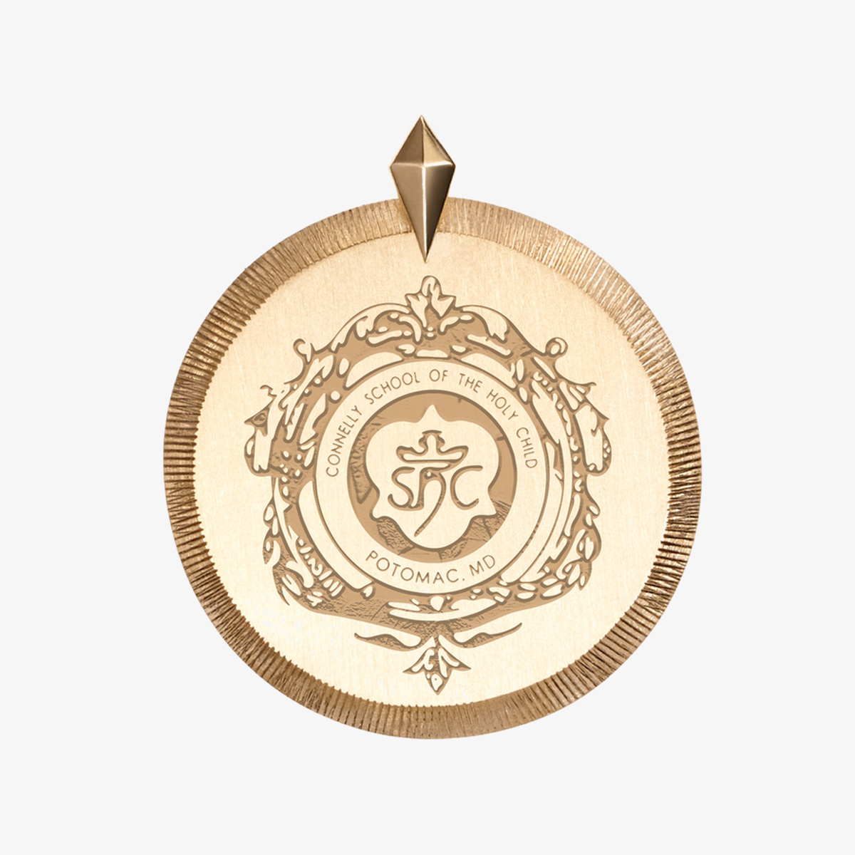 Holy Child Florentine Pendant