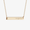 Houston Cougars Horizontal Bar Necklace