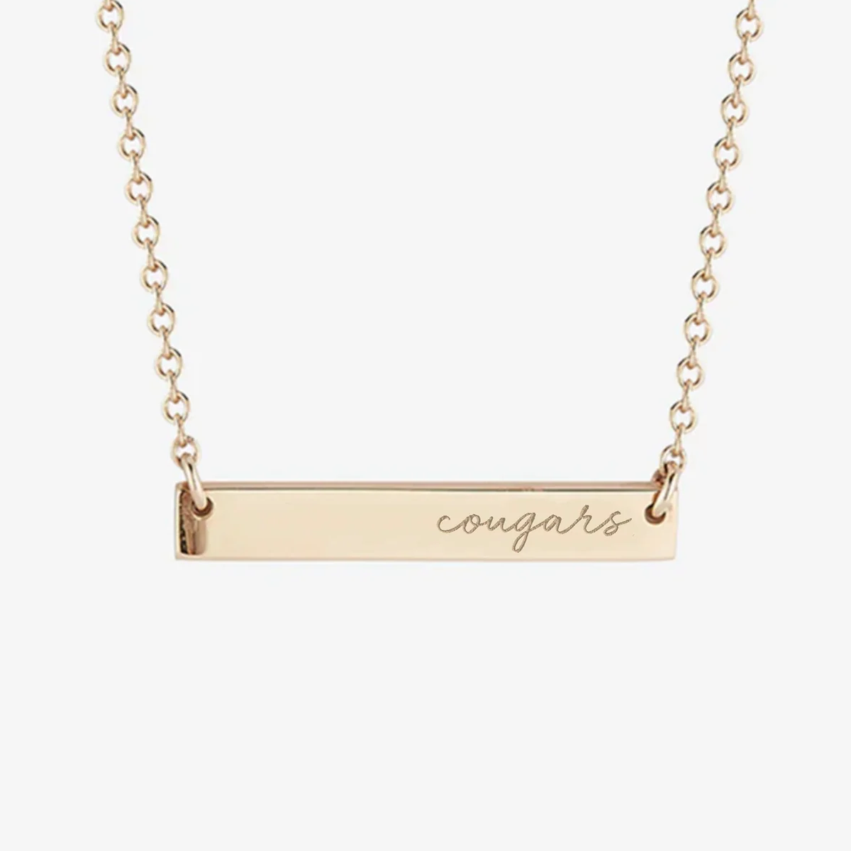 Houston Cougars Horizontal Bar Necklace