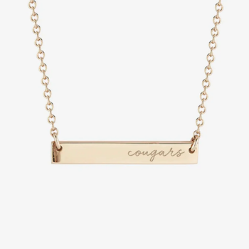 Houston Cougars Horizontal Bar Necklace